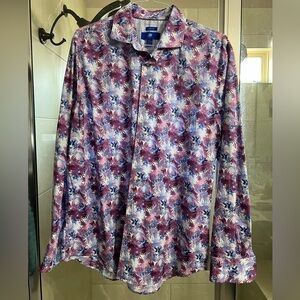 Egara Purple and Blue Shirt XLT